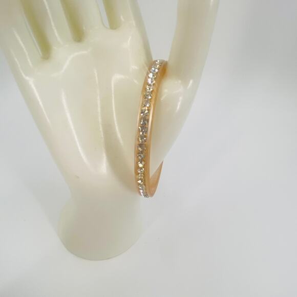 Rhinestone Bangle Bracelet - Picture 2 of 5